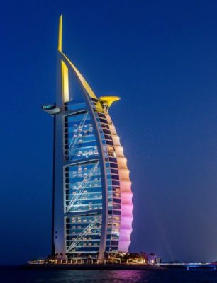 The Burj El Arab hotel